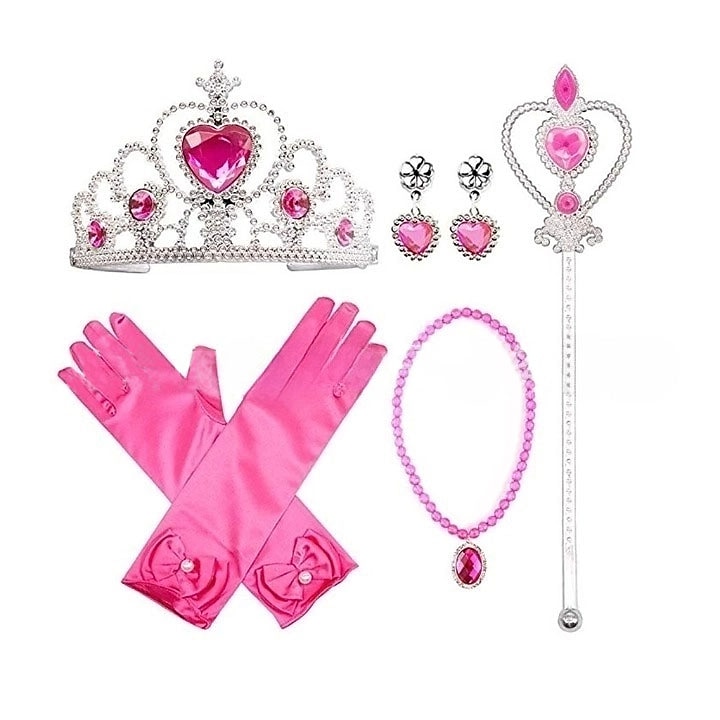 Popelka Princeznovské Elsa Doplňky šperků Princess Cosplay cosplay Filmové kostýmy for Dívčí Dětské Karneval Den dětí Plesová maškaráda 2025 - $14.99 –P5
