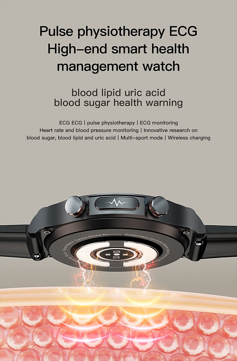 iMosi tk21P Slimme horloge 1.39 inch(es) Smart horloge Bluetooth Temperatuurbewaking Stappenteller Gespreksherinnering Compatibel met: Android iOS Dames Heren Waterbestendig Mediabediening 2025 - $97.79 –P1