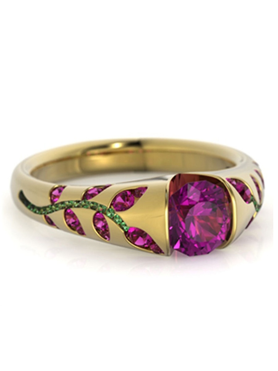 Damenringe eleganter Blumenring zum Valentinstag 2026 - $8.49 –P2