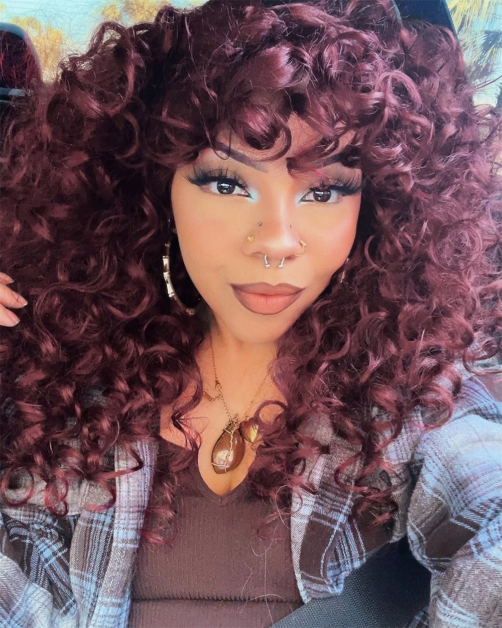 Long Curly Wavy Blonde Wigs for Women Side Part Natural Looking Cosplay Synthetic Fiber Wig Heat Resistant Replacement Wig Halloween Cosplay Party Wigs 2025 - $23.99 –P1