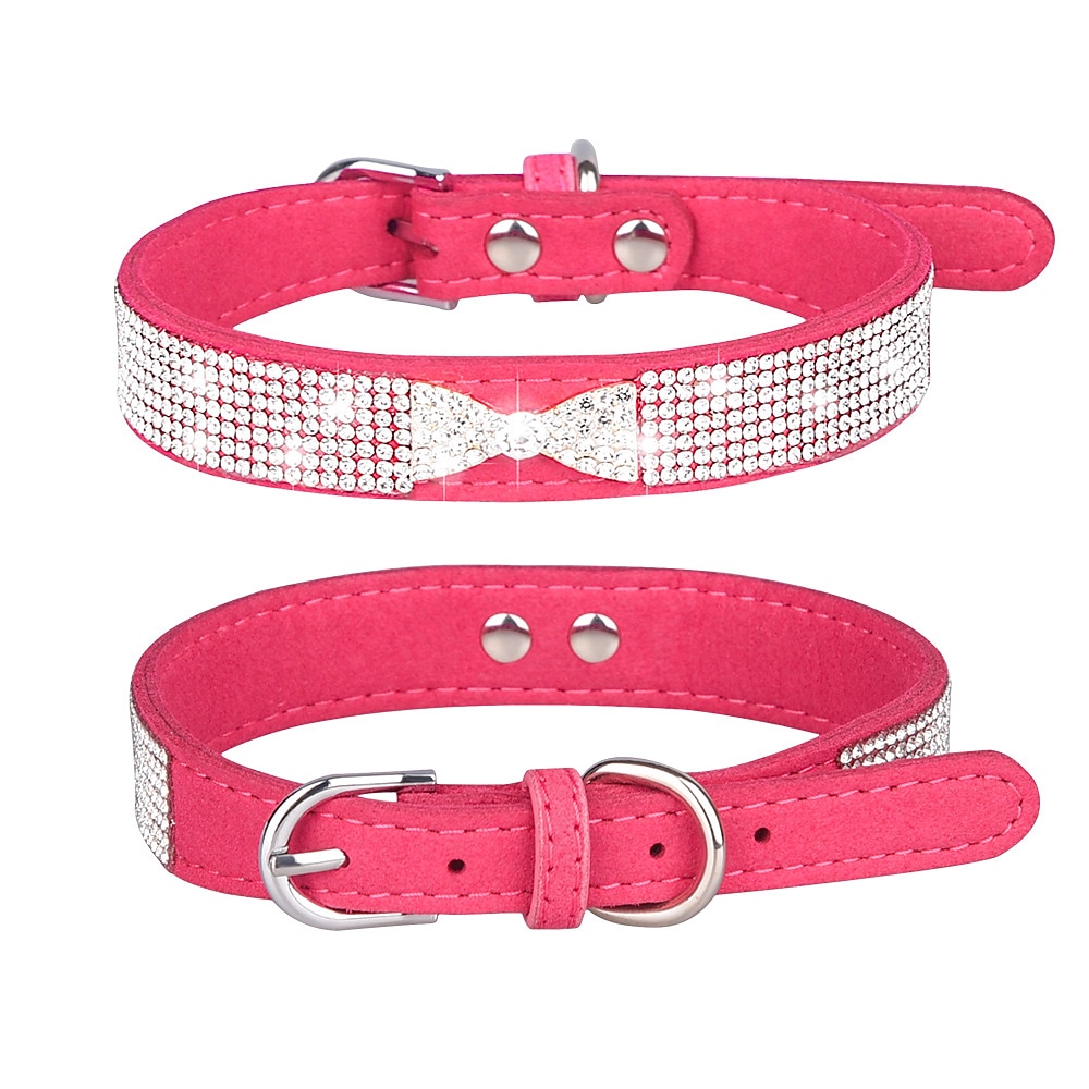 Prodotti per cani Prodotti per roditori Collari Cravatta / Papillon Regolabile Portatile Duraturo Esterno Marcia Strass del 2025 a $16.99 –P14