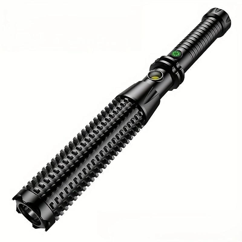 208 LED Taschenlampen LED Sender 3 Beleuchtungsmodus inklusive USB-Kabel Leicht Für den täglichen Einsatz USB Schwarz 2025 - $4.99 –P2