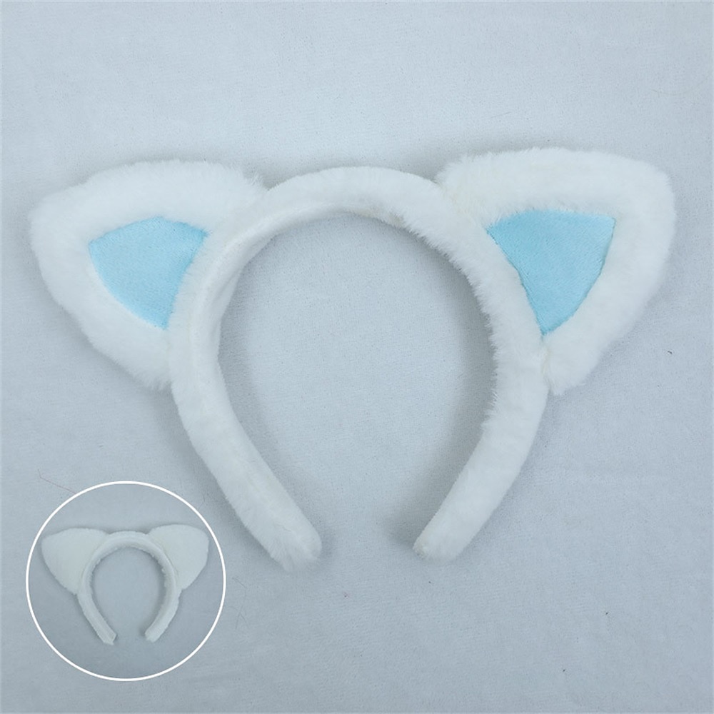 Handmade Cute Lolita Hair Ornaments Animal Ears Headdress Cosplay Props Lo Mother Cat'S Ears (Steamed Cat-Ear Shaped Bread) Hair Hoop 2025 - $8.49 –P9