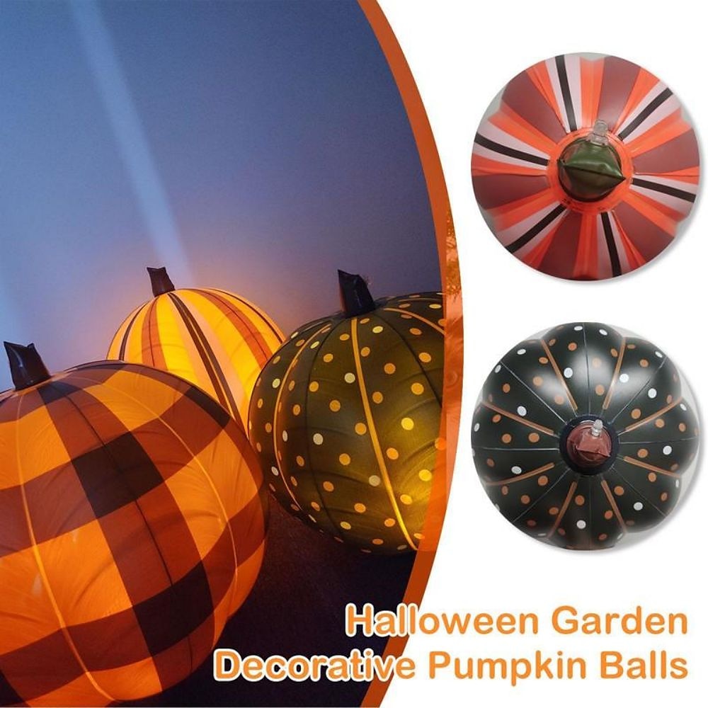 halloween kurpitsan ilmapallo koristeet juhlakoriste iso puhallettava kurpitsa ilmapallo halloween kotipuutarhaan ulkona nurmikko piha kauhu rekvisiitta lapsille 2025 - $30.99 –P5