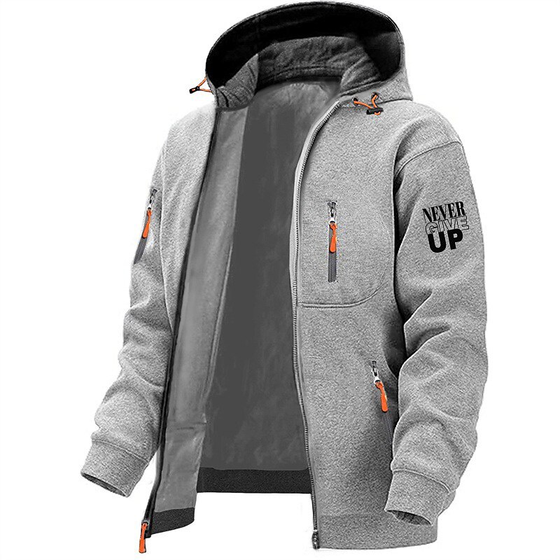 Voor heren Brief Grafische prints Hoodies Lange mouw Sweatshirts Capuchon Modieus Dagelijks Vakantie Uitgaan Lente & Herfst Donkerblauw Donkergrijs Grijs Kleding Ontwerper S M L XL 2XL 3XL 2025 - $27.99 –P2