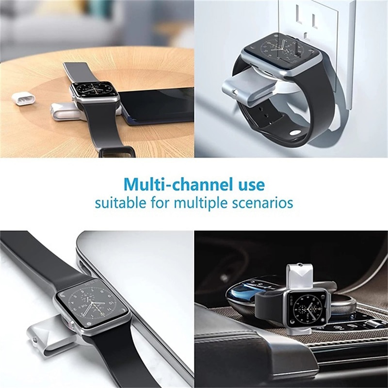 2 In 1 Portable USB Magnetic Watch Wireless Charger for Apple iwatch Series 8 Ultra 7 SE 6 5 4 3 2 2025 - $21.99 –P5