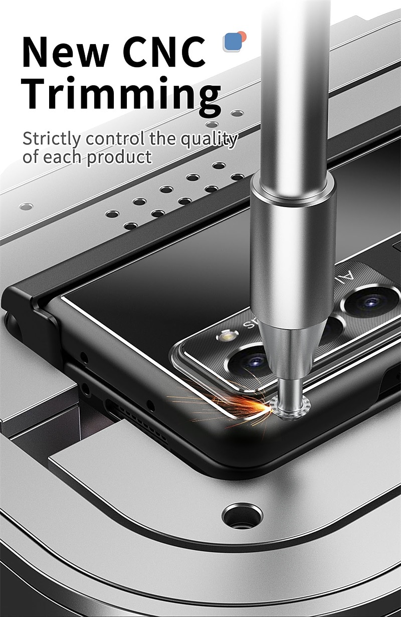 Phone Case For Samsung Galaxy Z Fold 7 Z Fold 6 Z Fold 5 Z Fold 4 Z Fold 3 Back Cover with Stand Holder with Screen Protector Pencil Holder Aluminum Alloy 2025 - $58.99 –P2