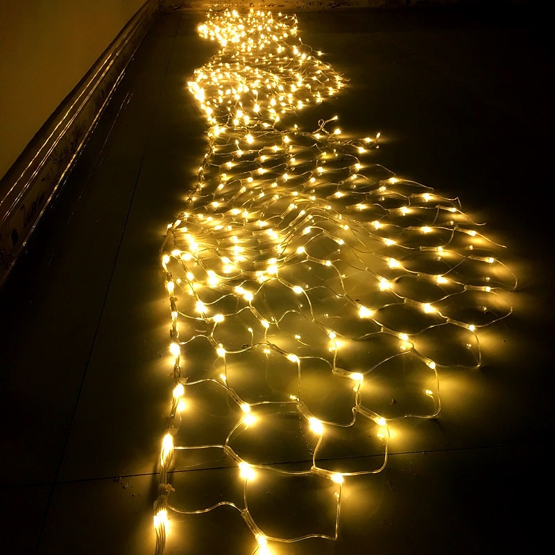 Guirlande lumineuse d'extérieur à LED en forme de paon, 3 m, 424 LED, pour rideau de fenêtre, pour mur de fond, lumière féerique de Noël, prise EU US AU UK de 2025 ? $49.99 –P1