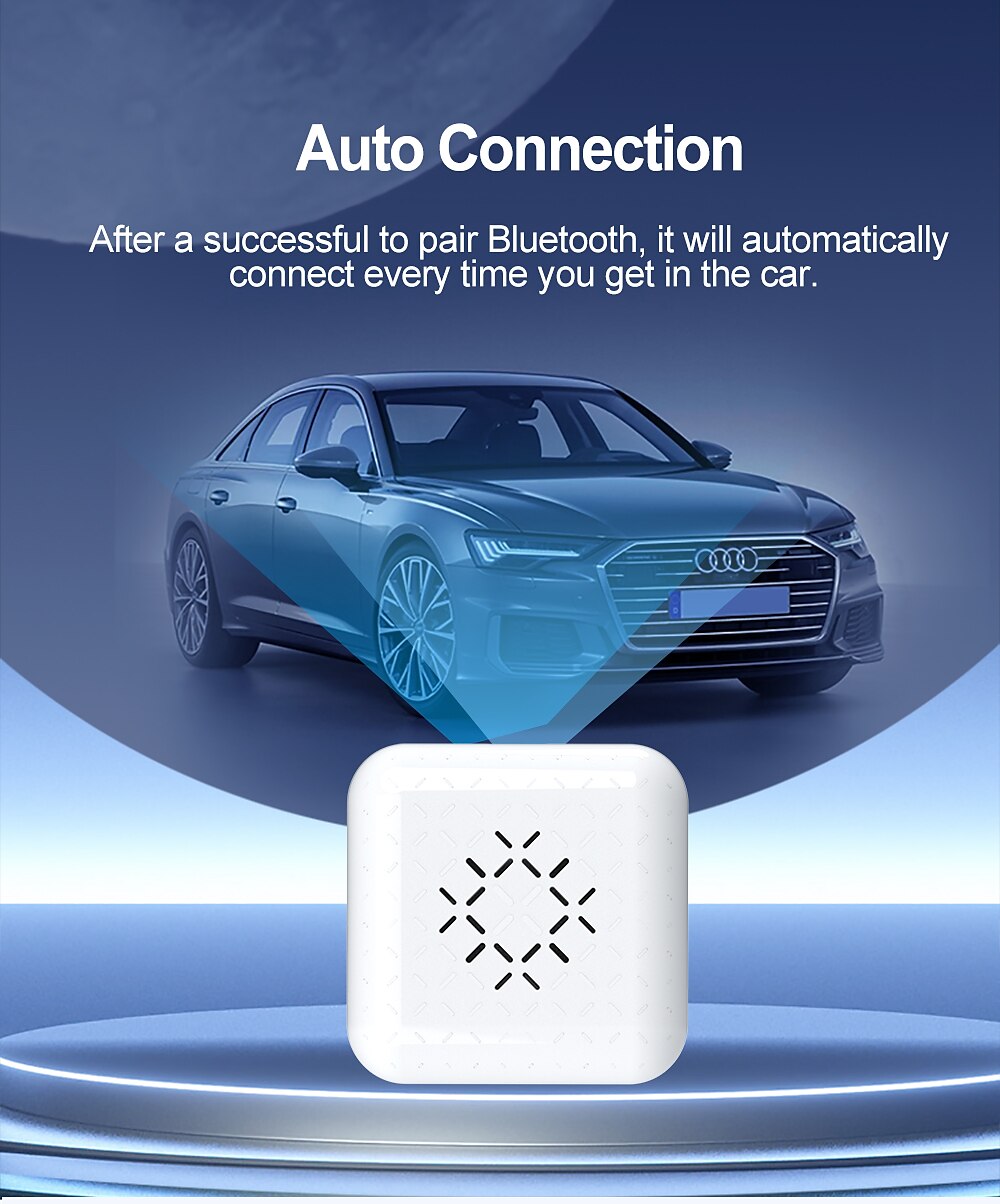 Carlinkit CPC200-U2W Mini2 Нет экрана (выход на APP) 1 Din iOS Беспроводная игра Автоматическое конфигурирование для Универсальный Маготан 2025 - $93.99 –P7