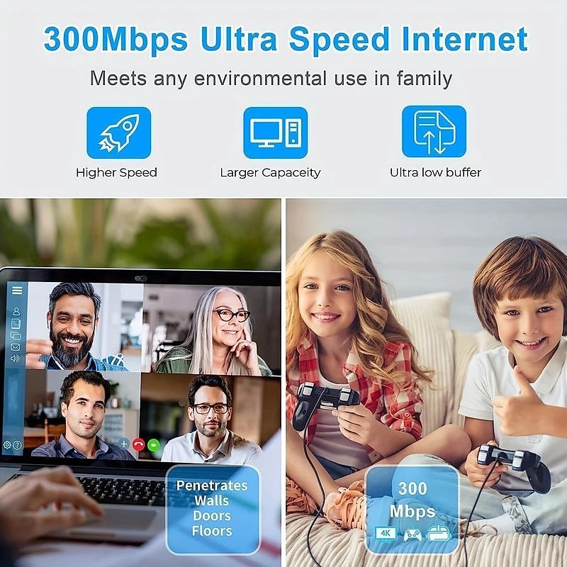 WiFi Extender Signal Booster Up to 2640 Sq.ft & 25 Devices WiFi Range Extender Wireless Internet Repeater Long Range Amplifier 2025 - $19.99 –P4