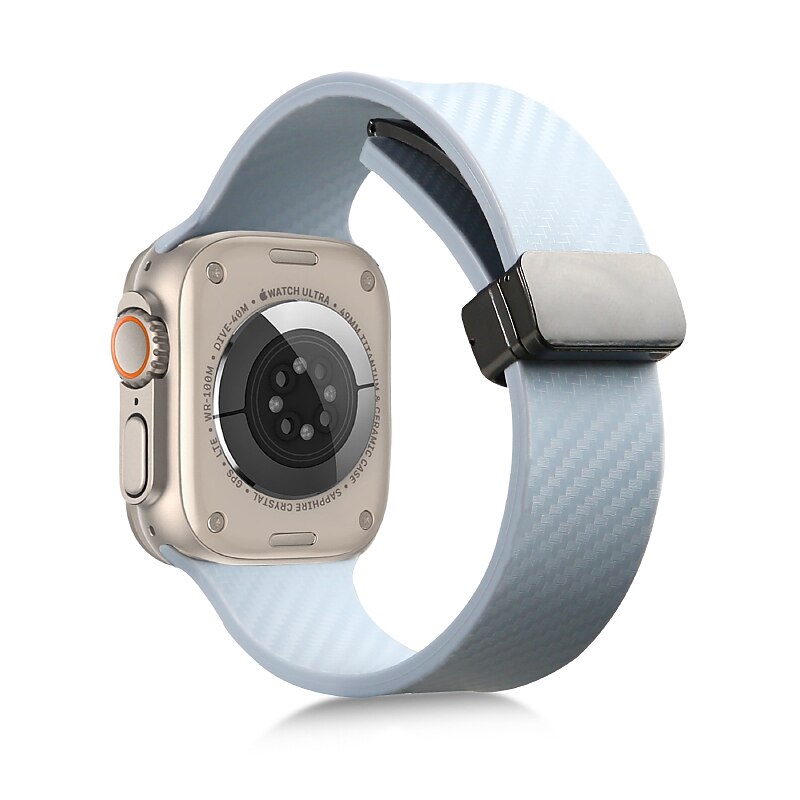 2025年 スポーツバンド と互換性があります Apple Watch ウォッチバンド 38mm 40mm 41mm 42mm 44mm 45mm 49mm マグネティッククラスプ 防水 調整可 シリコーン 交換用時計バンド のために iwatch Ultra 2 Series 9 8 7 SE 6 5 4 3 2 1  コレクション – $11.99 –P20