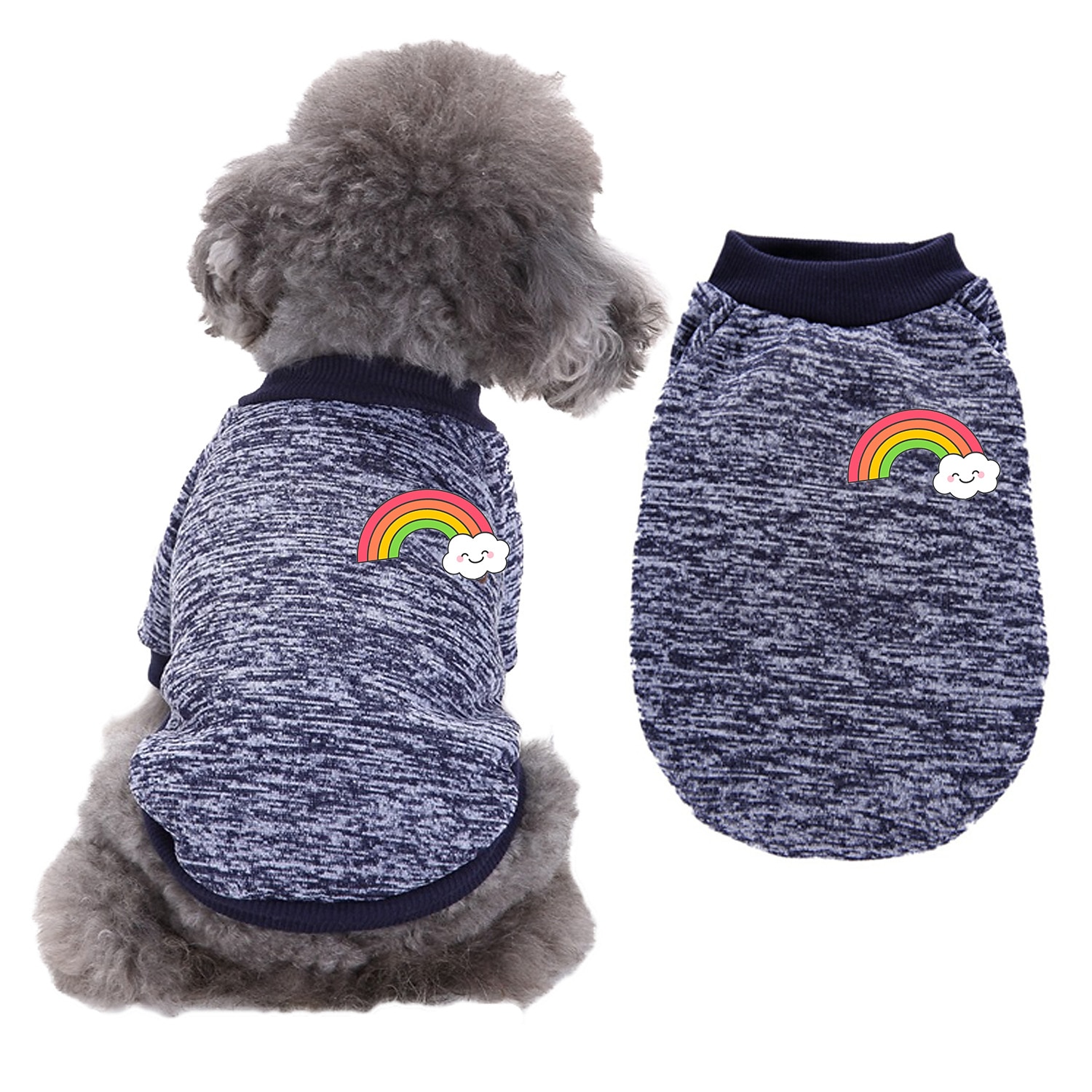 Perros Gatos Sudadera Moda Fresco Invierno Templado Transpirable Suave Lavable Cómodo Víspera de Todos los Santos Exterior Casual Diario Ropa para perros for Bichón Frisé Pomerania Animal doméstico 2025 - $19.99 –P8