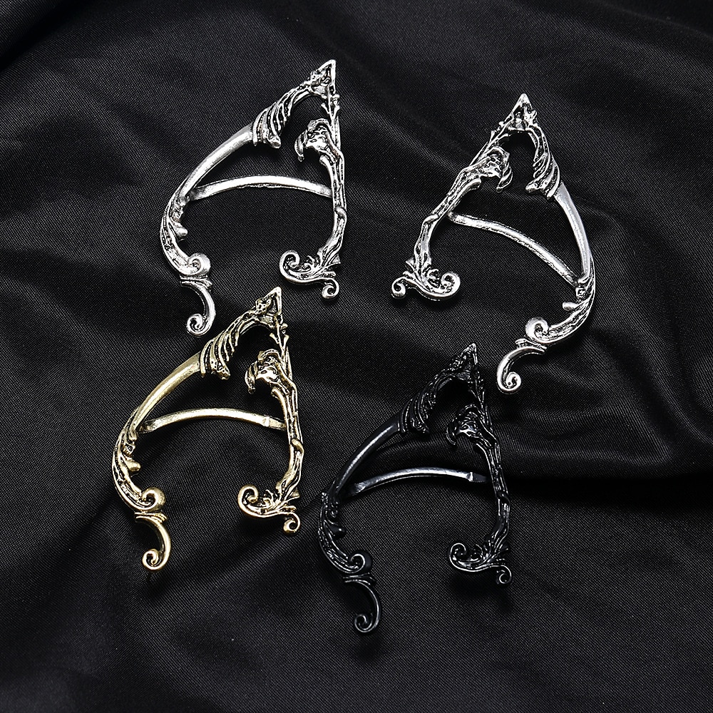 Elf Ear Cuffs Dospělé Dámské Punková gotika předvečer Všech svatých Karneval Mardi Gras Jednoduchý karnevalový kostým 2025 - $7.99 –P2