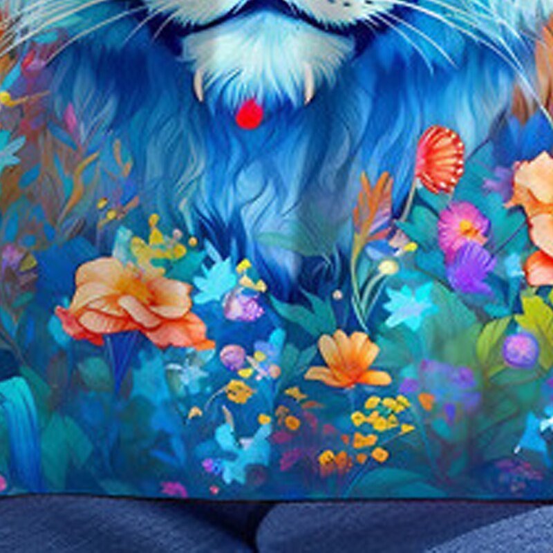 Lány 3D Grafika Állat Tigris Póló Hosszú ujj 3D nyomtatás Ősz Tél Aktív Divat aranyos stílus Gyerekek 3-12 év Szabadtéri Hétköznapi Napi Normál 2025 - $13.99 –P5