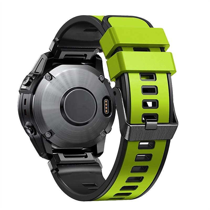 Watch Band for Garmin Fenix 7 7X 6 6X Pro Epix Pro 47mm 51mm Instinct 2X Approach S70 47mm S62 S60 Forerunner 955 945 Epix Marq Descent Quatix 22mm 26mm Silicone Replacement  Strap 22mm 26mm 2025 - $24.99 –P10