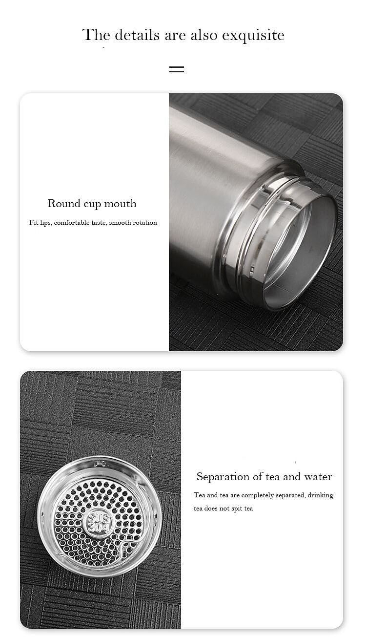 480 ml Digital Thermos Cup Intelligent Temperature Smart Digital Thermal Coffee Travel Mug - Touch Display Temperature, Stainless Steel Vacuum Flask - Perfect Gift for Back To School 2025 - $19.99 –P12