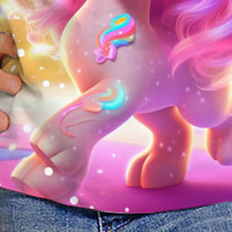 Fete 3D Desene Animate Inorog Tricou Manșon Lung Tipărire 3D Toamnă Iarnă Activ Modă Drăguţ Copii 3-12 ani 4-12 ani În aer liber Casual Zilnic Fit regulat 2025 - $13.99 –P6