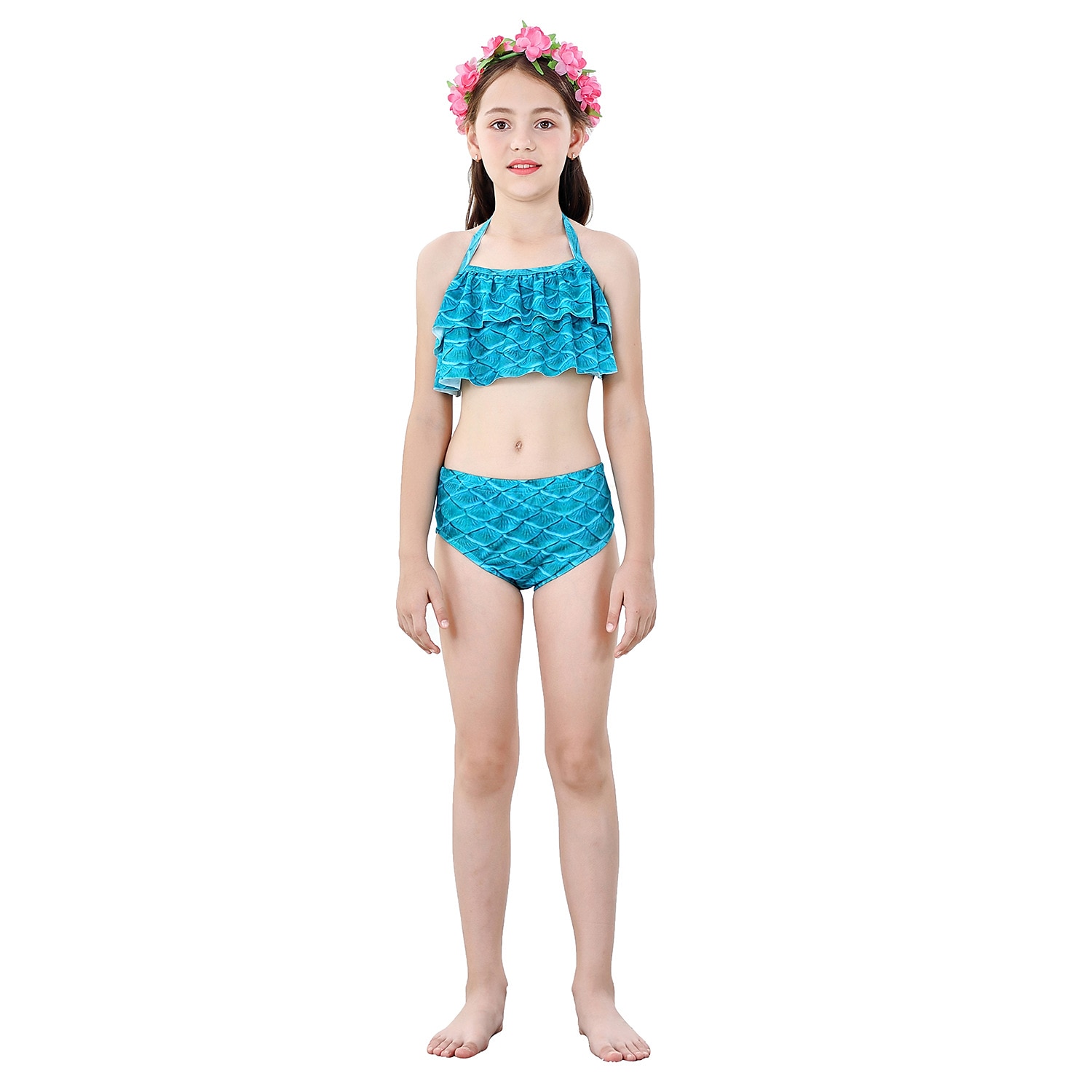 Sellő Ariel Mermaid Tails Fürdőruha Bikini Hableány Szabadság for Lány Gyermek Álarcos mulatság 2026 - $37.99 –P13