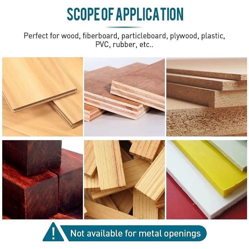 Set di 5 punte per trapano svasatore per la lavorazione del legno, con codolo esagonale da 1/4 "per la lavorazione del legno fai da te con una chiave a L # 5 # 6 # 8 # 10 # 12 del 2025 a $11.99 –P5