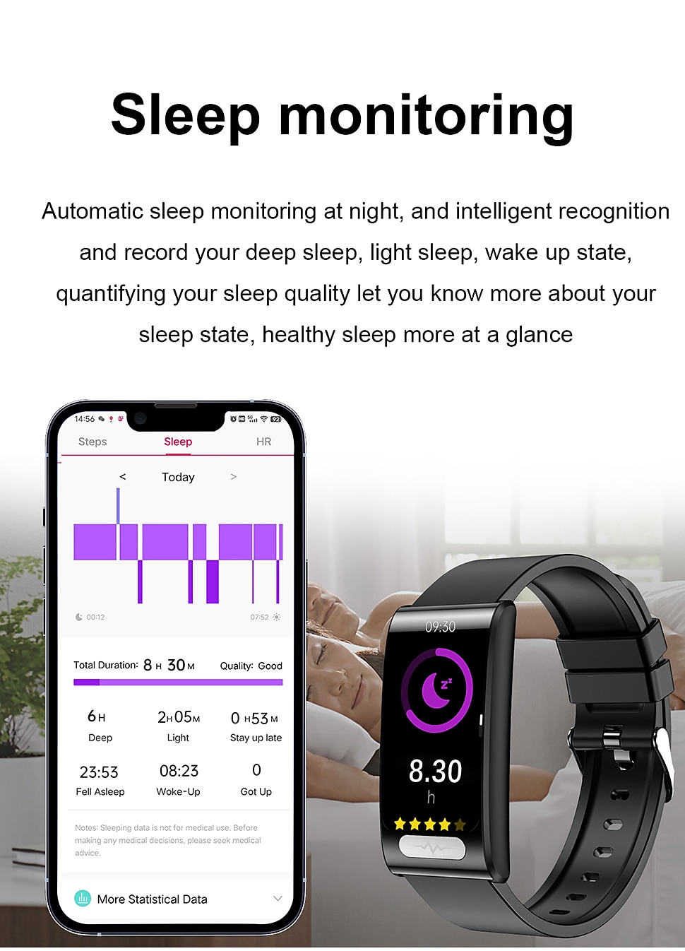 iMosi TK70 Умные часы 1.47 дюймовый Смарт Часы Bluetooth Педометр Напоминание о звонке Датчик для отслеживания активности Совместим с Android iOS Универсальные 2026 - $59.99 –P6