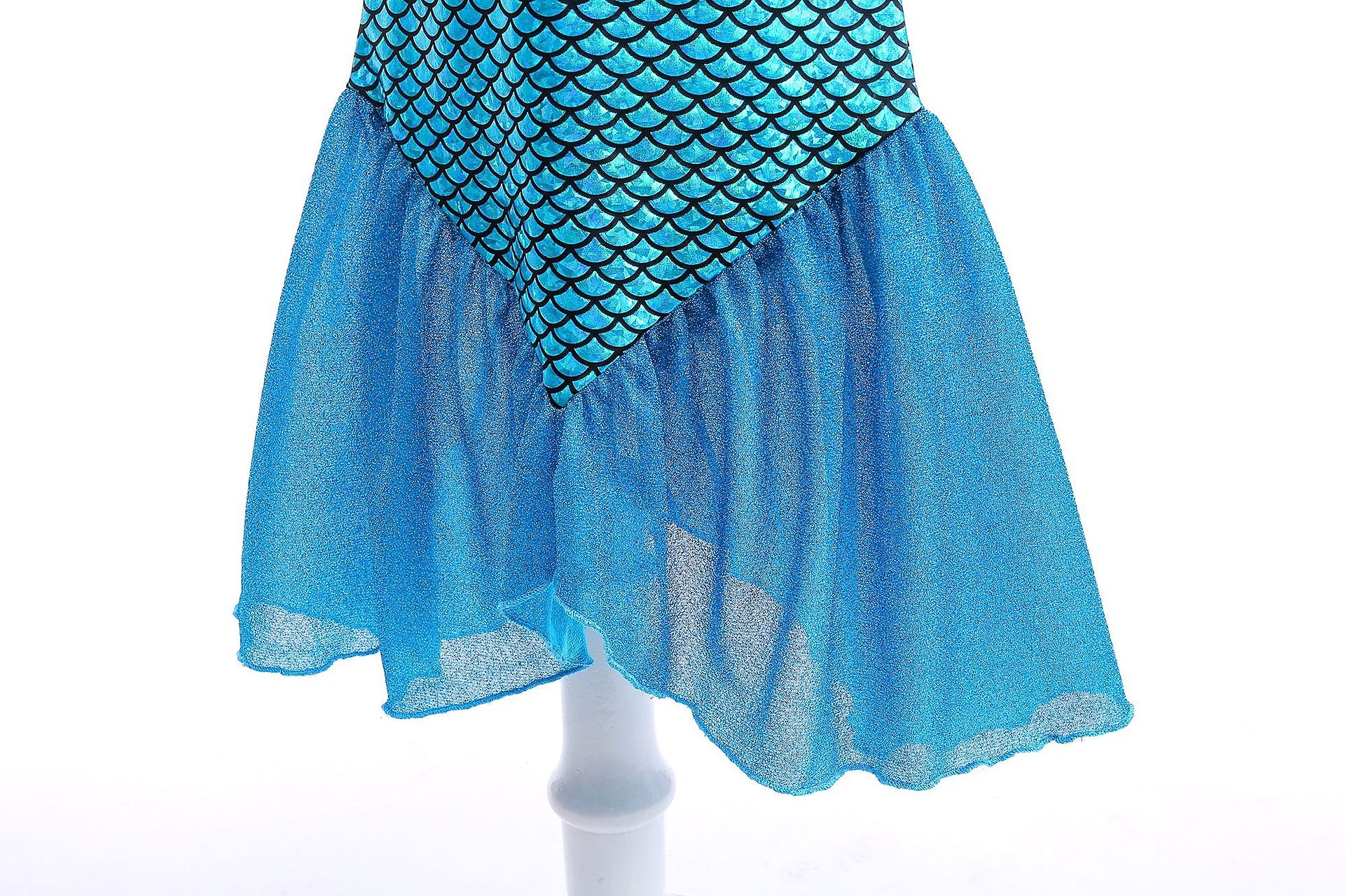 Sirène Sirène Princesse Aqua Robe Costume de soirée à thème Cosplay for Fille Enfant Carnaval Mascarade de 2026 ? $27.99 –P12