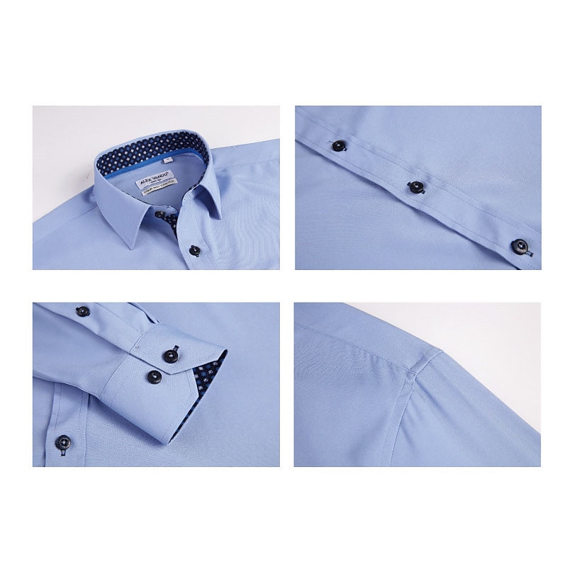 Men's Shirt Summer Shirt Casual Shirt Button Up Shirt Black White Pink Wine Red Long Sleeve Geometric Color Block Lapel Vacation Daily Patchwork Clothing Apparel Polyester Fashion Casual Comfortable 2025 - $22.99 –P19