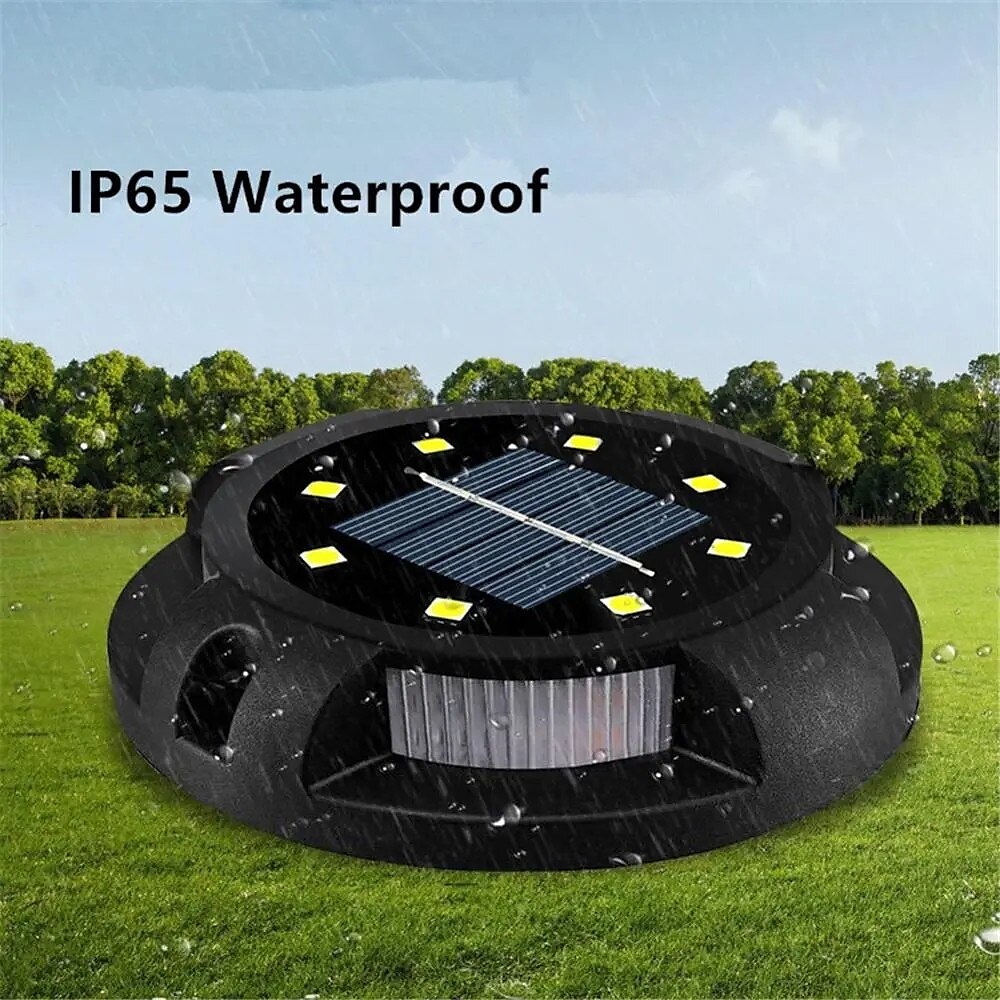 LED Solar Ground Light Outdoor Waterproof Garden Decoration Light Landscape Lawn Pathway Stairs Buried Deck Lights 12 LEDs 2025 - $15.99 –P6