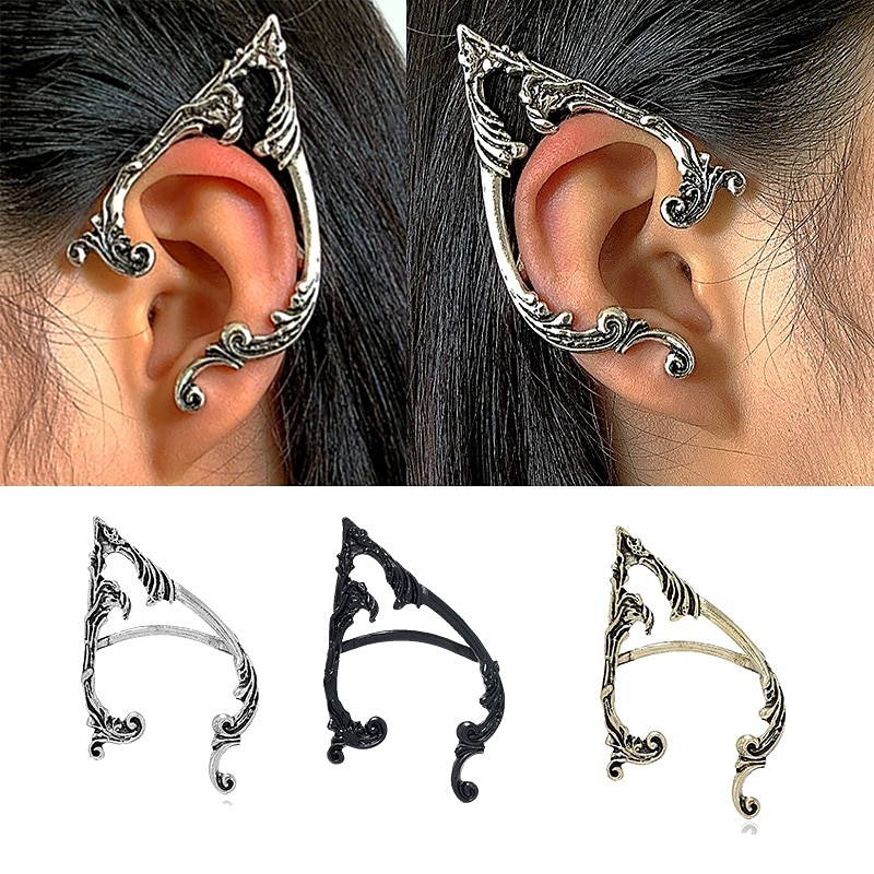 Elf Ear Cuffs Dospělé Dámské Punková gotika předvečer Všech svatých Karneval Mardi Gras Jednoduchý karnevalový kostým 2025 - $7.99 –P1