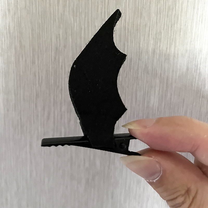 4 Pcs Halloween Bat Hair Clips Cartoon Wing Decor Hairpin Batwing Hair ...