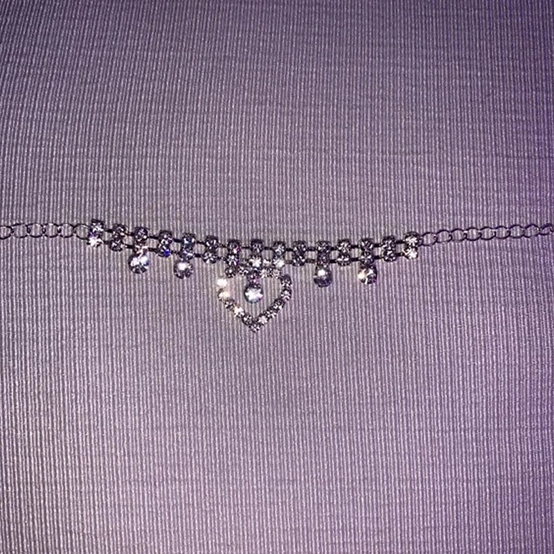 Ankle Bracelet Vintage Personalized Stylish Women's Body Jewelry For Wedding Party Evening Retro Alloy Heart Silver 1 PC 2025 - $7.49 –P3