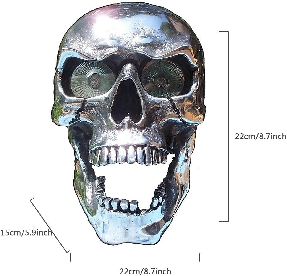 Halloween Motorcycle Headlight Decorations Motorcycle Skeleton Headlight Pendant Durable Retro Motorcycle Headlight for Motorcycle Decorations 2025 - $21.99 –P4