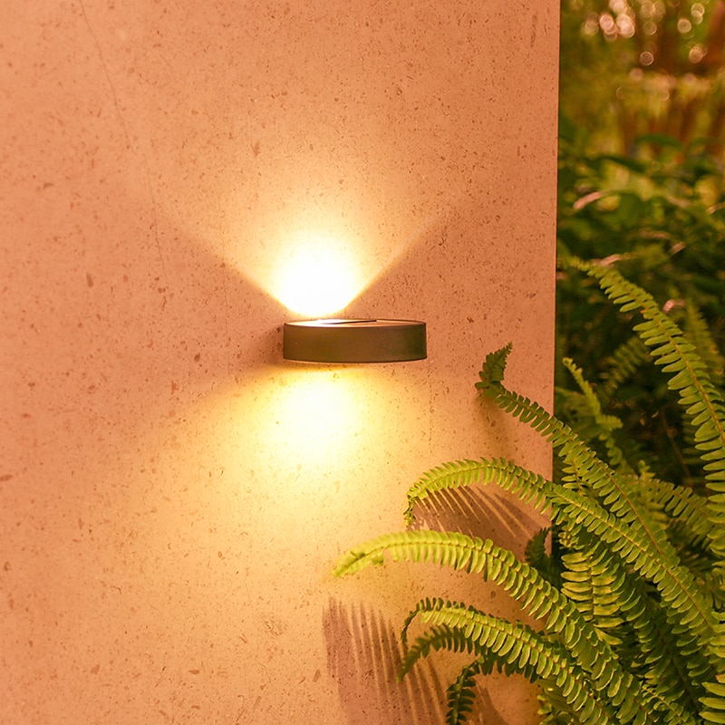 Applique murale solaire éclairage extérieur de la maison éclairage public balcon atmosphère lavage des murs spot jardin étape clôture cour étanche paysage lampe de 2026 ? $15.49 –P9