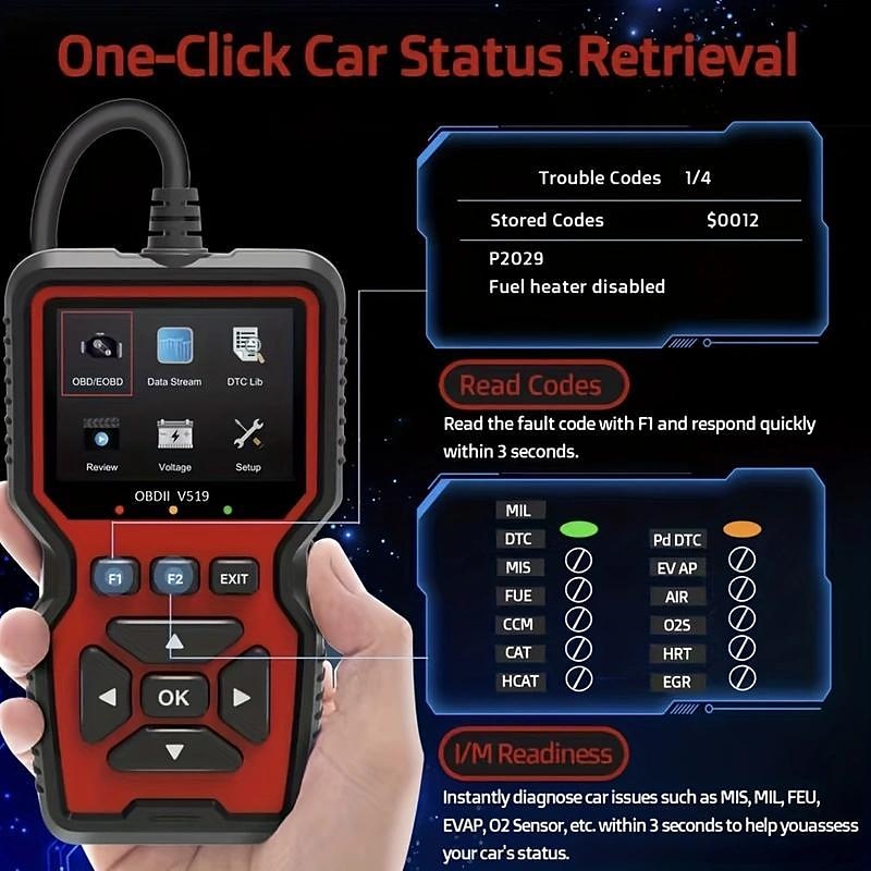 Automotive Fault Diagnosis Instrument Elm327 Engine Fault Reading Data Stream Battery Voltage Detection Tool 2025 - $131.99 –P5