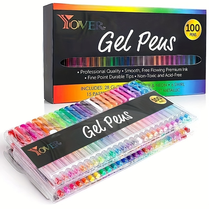 penna gel glitter colore penna neutra penna a sfera penna conto mano stelle luminose lampeggianti per bambini colore speciale per prendere appunti del 2025 a $16.99 –P2