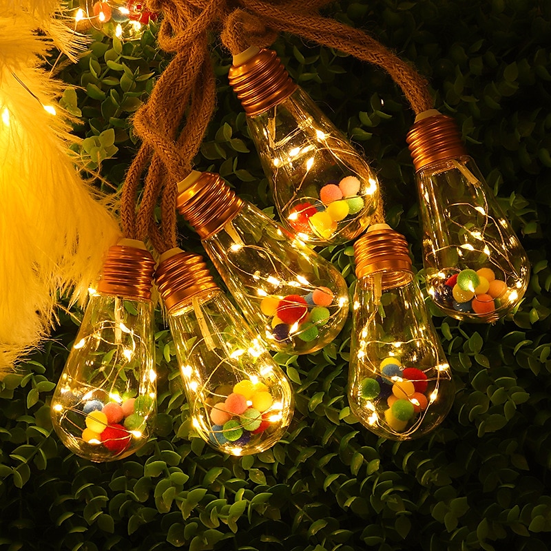 Solar String Lights Rope Outdoor Fairy String Lights Solar Light Decorations Rustic Chic Farmhouse Decor for Mantels Walls 7.5M 16LEDS 2025 - $38.99 –P3