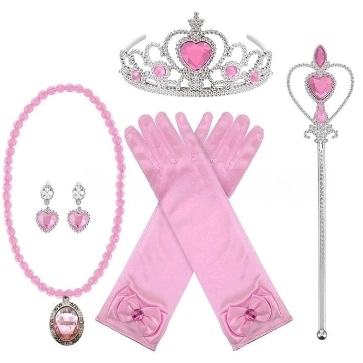 Popelka Princeznovské Elsa Doplňky šperků Princess Cosplay cosplay Filmové kostýmy for Dívčí Dětské Karneval Den dětí Plesová maškaráda 2025 - $14.99 –P3