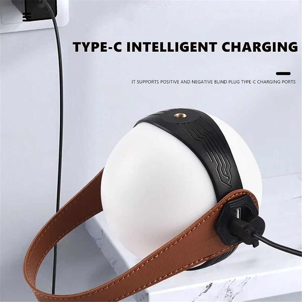 Elf Ball Camping Light Outdoor Atmosphere Camping Tent Light Fast Charging LED Ball Bubble SOS Rescue Light with Bracket 2025 - $22.99 –P8
