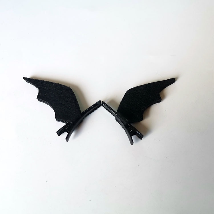 4 Pcs Halloween Bat Hair Clips Cartoon Wing Decor Hairpin Batwing Hair ...