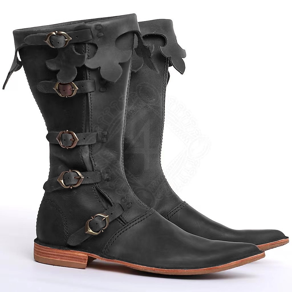 Retro Středověké Renesanční Ke kolenům Turn Shoes Pirát Viking Vikingové Ranger Elfí Maškarní kostým Pánské Keltské Pirát Královský předvečer Všech svatých Karneval Plesová maškaráda Karneval Výkon 2026 - $60.99 –P7
