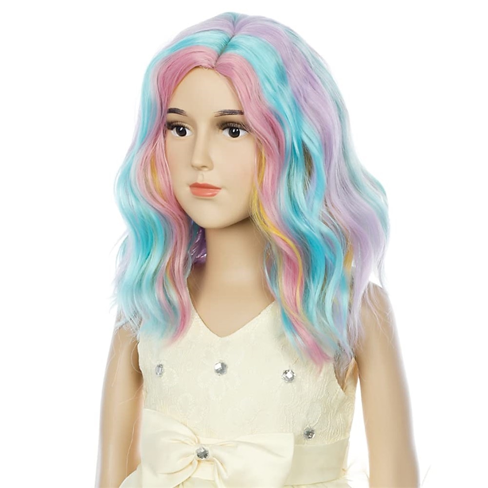 Zwarte Pruik voor Kinderen Meisjes Korte Krullende Pruik Zwarte Pruik voor Verkleed Feest Cosplay Synthetische Pruiken Haarnet Halloween Pruiken 2026 - $15.99 –P14