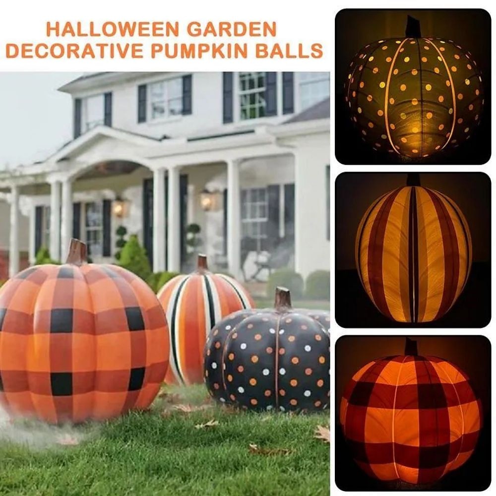 halloween kurpitsan ilmapallo koristeet juhlakoriste iso puhallettava kurpitsa ilmapallo halloween kotipuutarhaan ulkona nurmikko piha kauhu rekvisiitta lapsille 2025 - $30.99 –P1