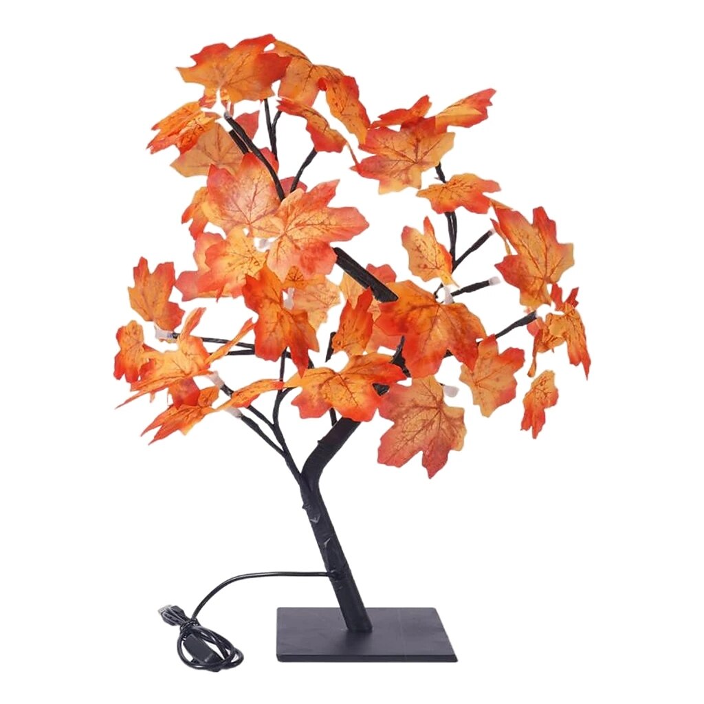 Halloween Tree Lamp Maple Leaf Lamp Halloween Decorative Table Lamp USB Power Supply 2025 - $14.49 –P7