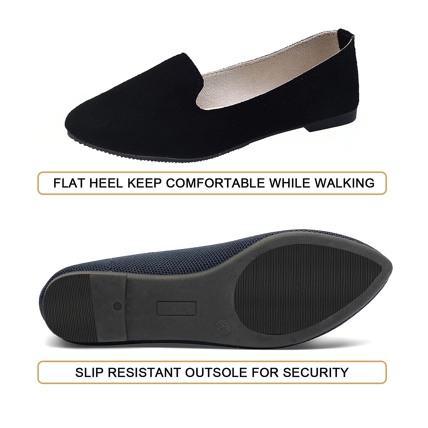 mocasini pliati de piele intoarsa pentru dama cu design festonat - pantofi ușoare și confortabili pentru purtarea de zi cu zi 2025 - $18.99 –P3