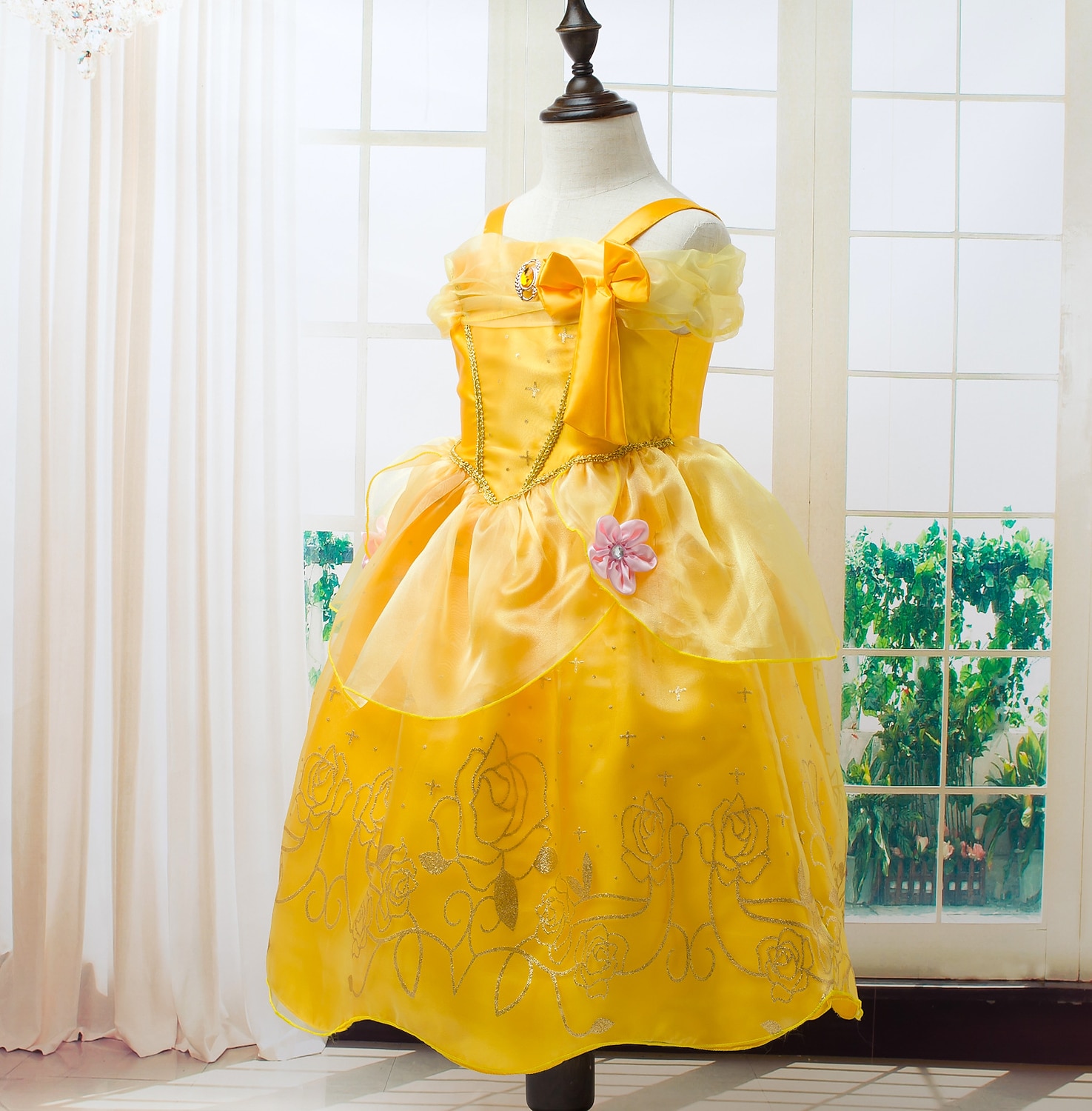 Princess Dress Cloak Flower Girl Dress Cosplay Costume Party for Girls' Kid's Children's Day Masquerade Book Week Wedding Wedding Guest Symphony of Stories 2026 - $31.99 –P15