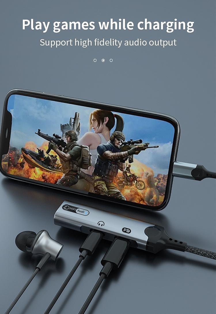 новый 3 в 1 usb-разветвитель для зарядки аудио с разъемом типа c на разъем 3,5 мм + двойной адаптер для разъема для наушников типа c 2025 - $25.99 –P9