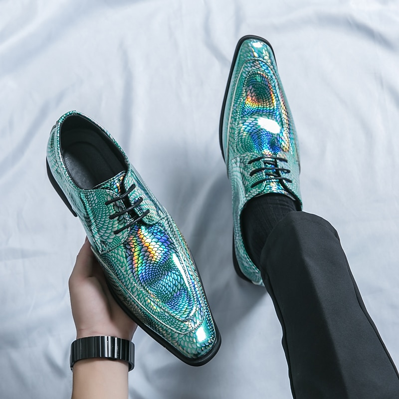 Iridescent on sale dress shoes