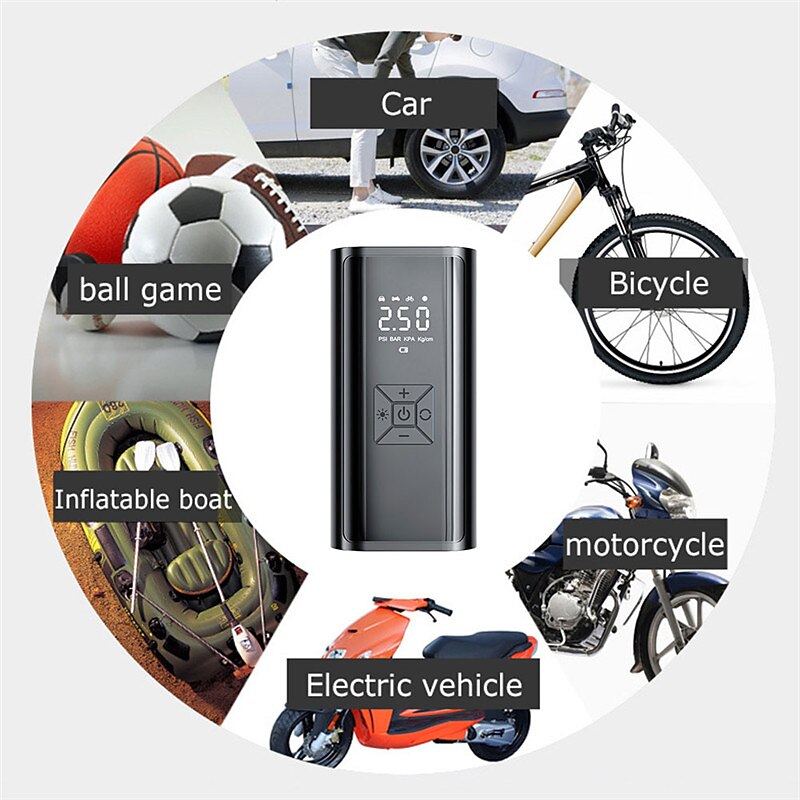 Vehicle-mounted Inflator Pump Automobile Car Small Portable Tire Multifunctional Inflator Electric Inflator Automobile 2025 - $54.99 –P10