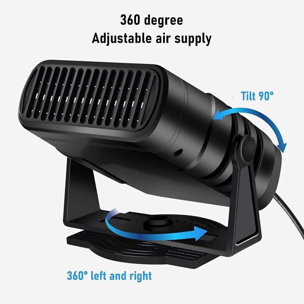 2 IN 1 Car Heater 12V/24V Electric Cooling Heating Fan Portable Electric Dryer Windshield Demister Defroster Fan Car Ornaments 2025 - $22.99 –P13