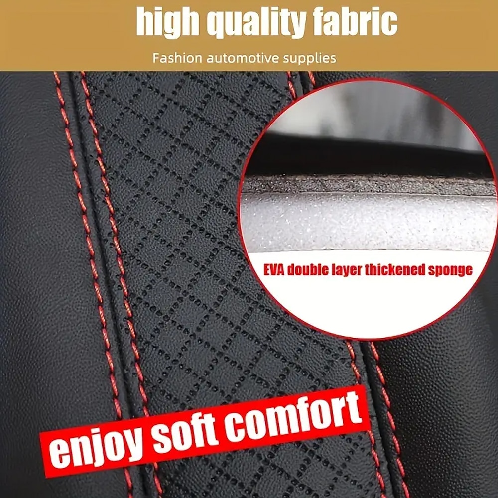 2PCs Fiber Leather Embossed Car Seat Belt Shoulder Protector Protective Cover Safety Belt 2026 - $15.99 –P9