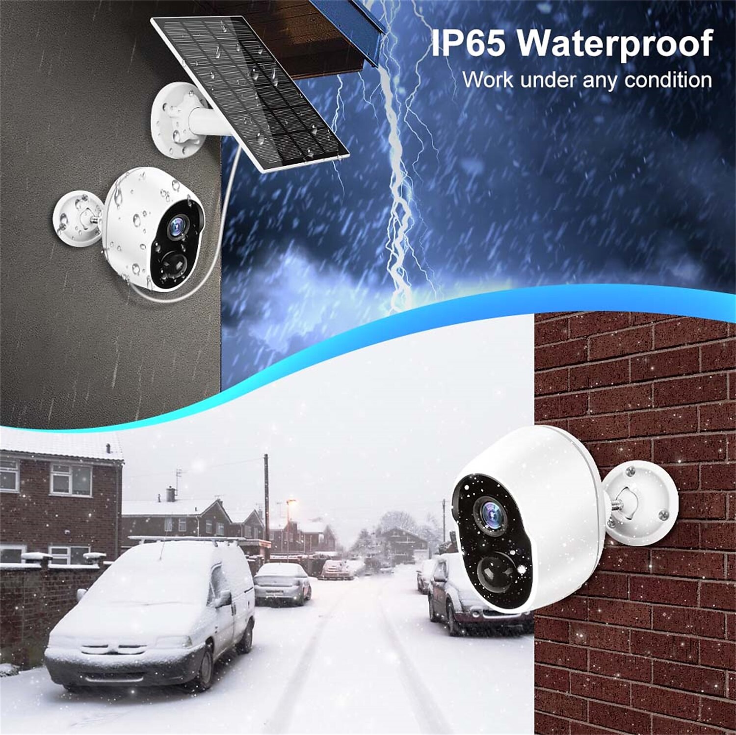 Built-in Battery HD 1080P Wifi IP Camera Wireless Home Suveillance Camera Outdoor Waterproof Camera Infrared Night Vision Intelligent Tracking Two Way Audio CCTV Camera 2025 - $111.99 –P2
